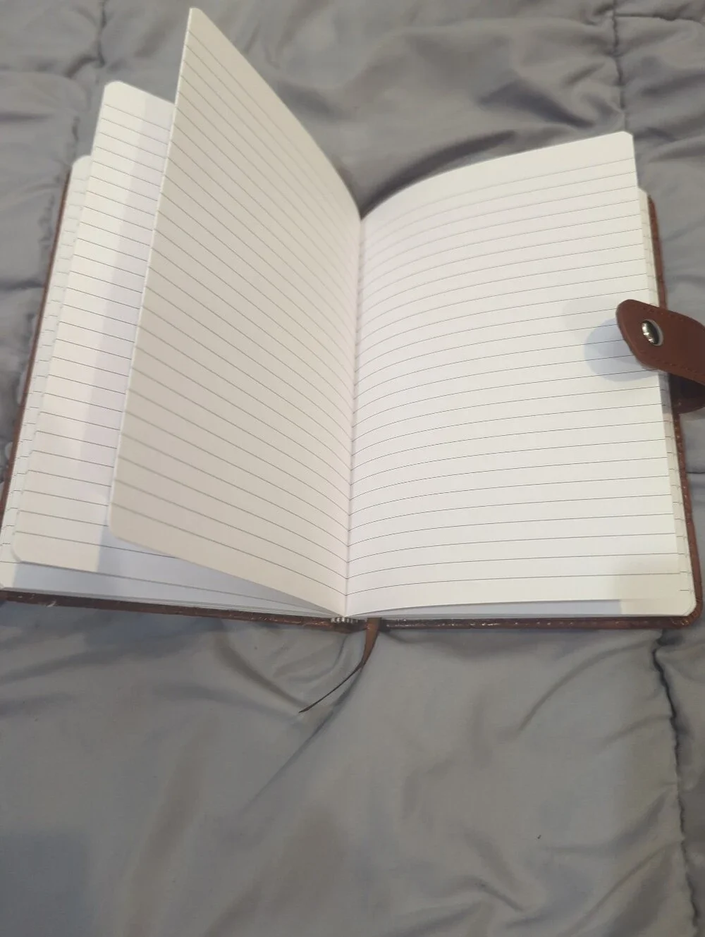 FineLife Christian Fish Journal Brown Leatherette 256 Lined Pages Magnetic Clasp